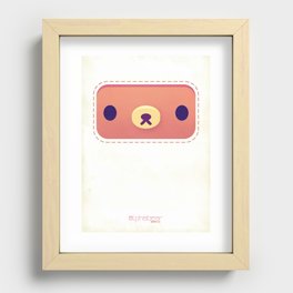 ALPHABEAR - Coffee Bear Recessed Framed Print
