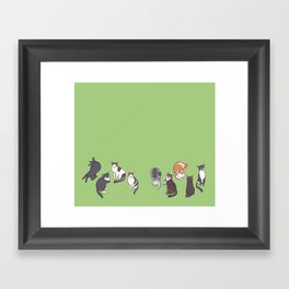 cats  Framed Art Print