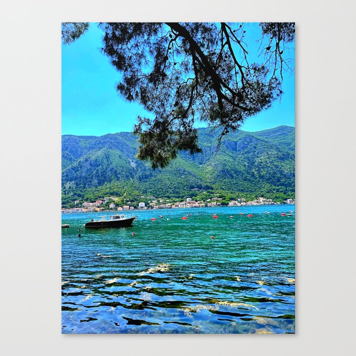 Kotor Bay, Montenegro Canvas Print