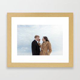 Lovers In The Sky Framed Art Print