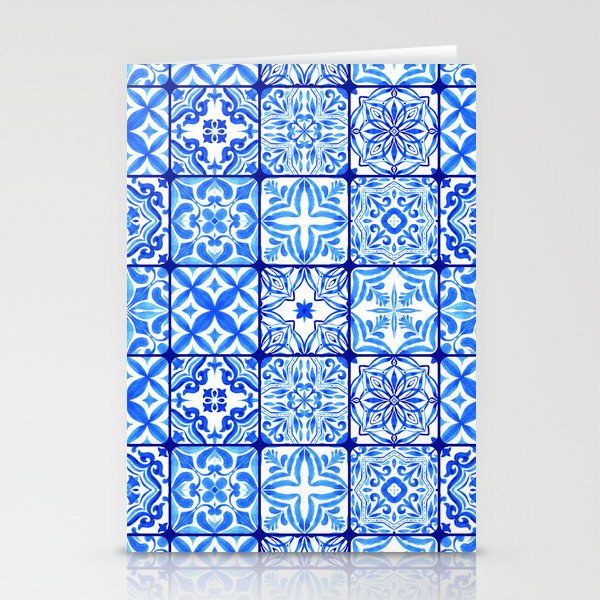 Azulejos tile Stationery Cards