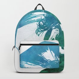 Rain Backpack | Oil, Pattern, Umbrella, Watercolor, Vintage, Retro, Hood, Digital, Student, Thinking 