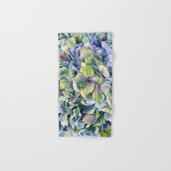 "Forest hydrangea" Hand & Bath Towel