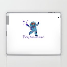 Teddy bear astronaut Laptop Skin