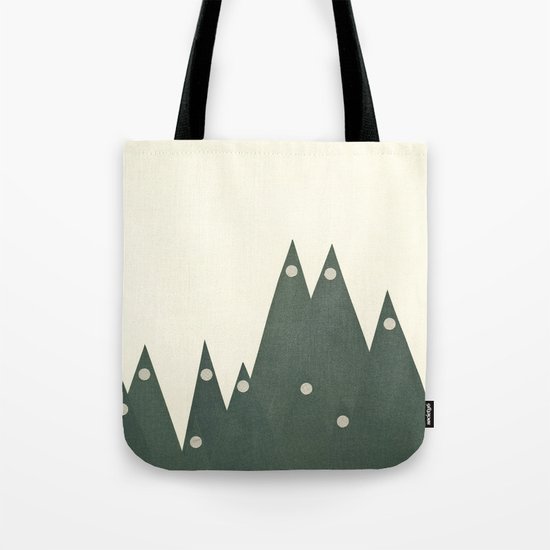 Moonlit Peaks Tote Bag