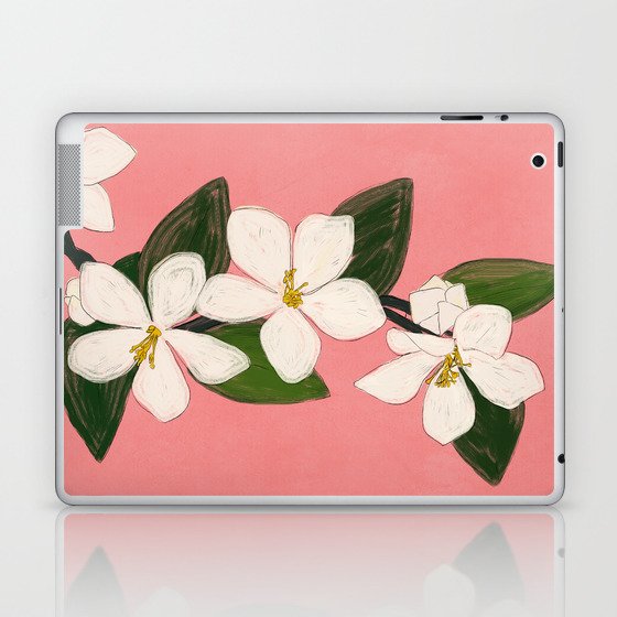 Blooming Branch Pink Laptop & iPad Skin