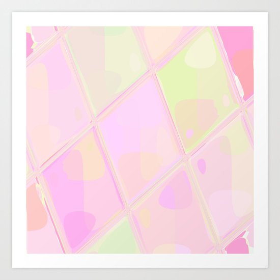 Re-Created Mirrored SQ II by Robert S. Lee Art Print
