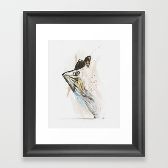 Drift Contemporary Dance Framed Art Print