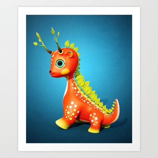 The Leaf Dragon Art Print