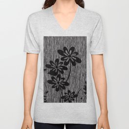 Flower in dark background V Neck T Shirt