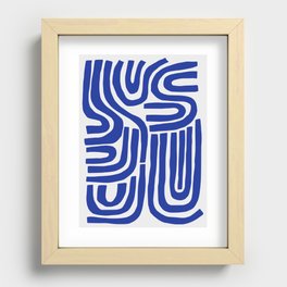 S and U Recessed Framed Print