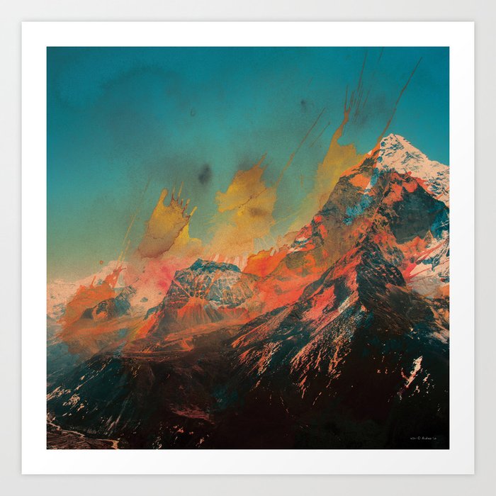 Discover the motif MOUNTAIN by Andreas Lie as a print at TOPPOSTER