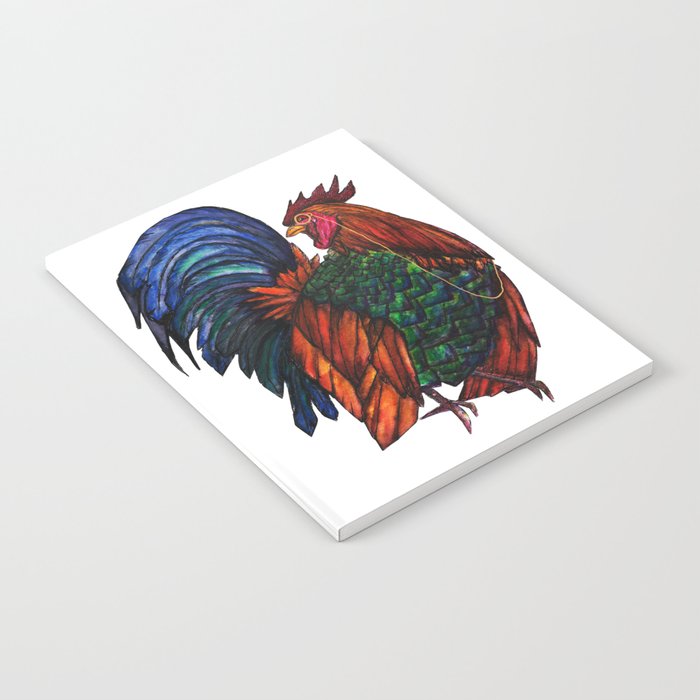 Monocled Rooster Notebook