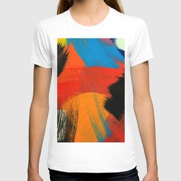 Abstract background. Acrylic colors. Painting on canvas. Handmade, hand drawn. Fine art, artwork, display, texture concept. Modern, contemporary art. T-shirt