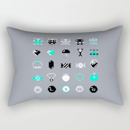 8-Bit Bling Rectangular Pillow