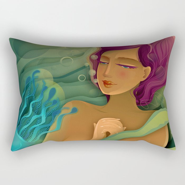 Jellyfish Rectangular Pillow