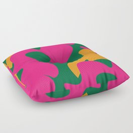 Abstract Shapes Pattern 211206 Floor Pillow