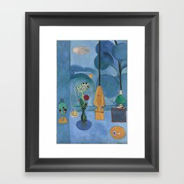 The Blue Window by Henri Matisse Framed Art Print