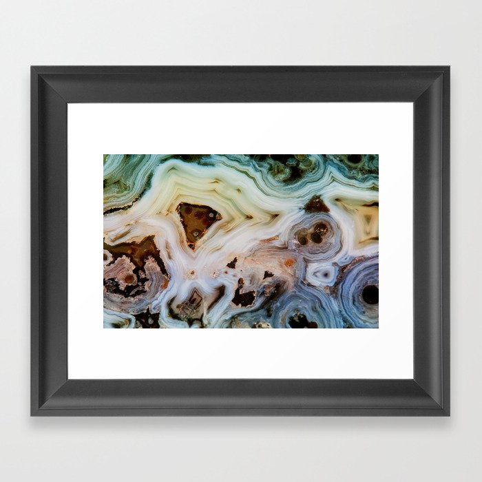 THE BEAUTY OF MINERALS Framed Art Print