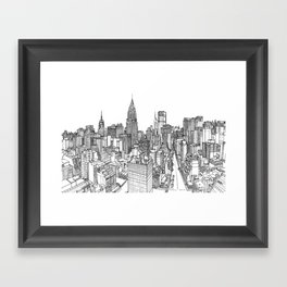 Historical City Framed Art Print