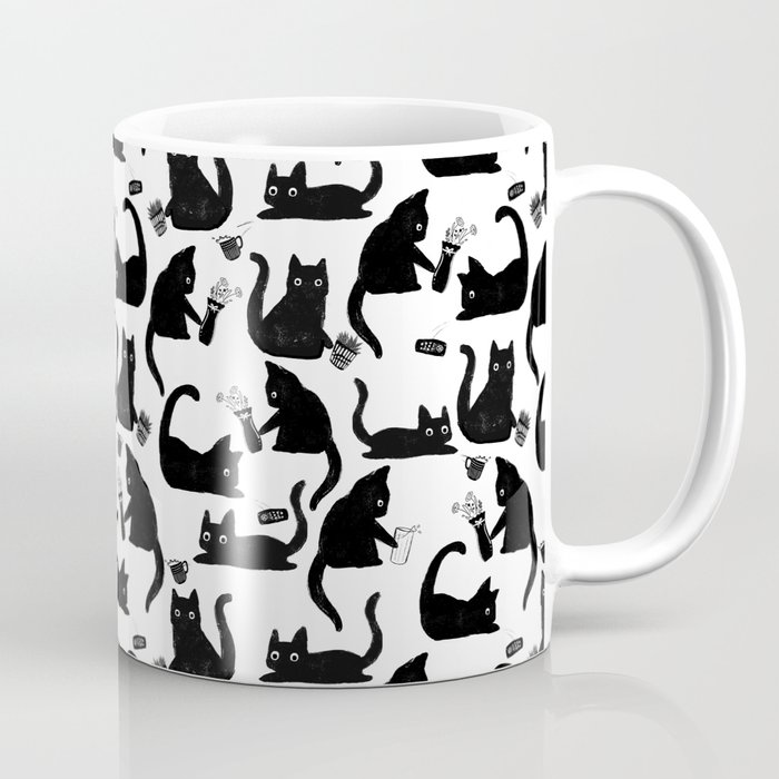 Bad Cats Knocking Stuff Over Coffee Mug