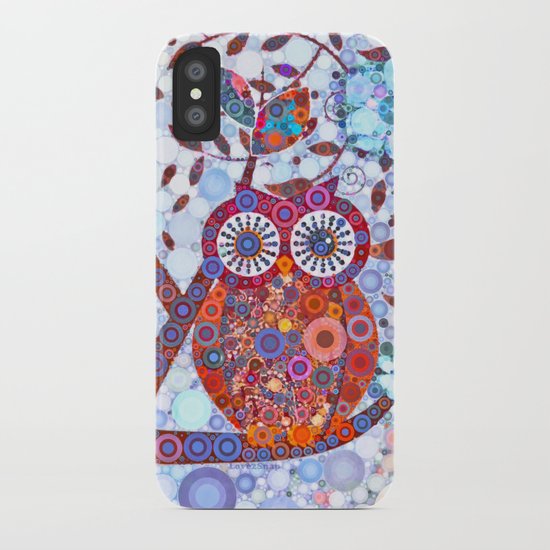 If Klimt Painted An Owl :) Owls are darling birds! iPhone Case