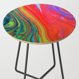 Warm Cool Face Off Side Table