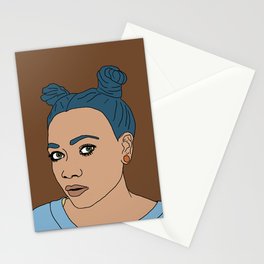 MDMflow girl Stationery Cards