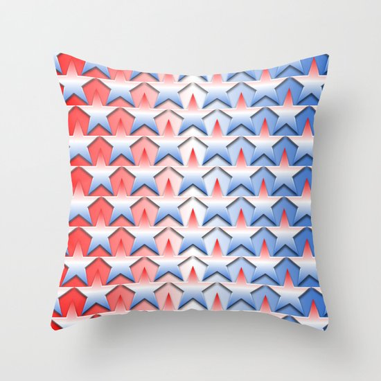 America Throw Pillow