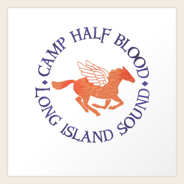 camp half blood logo Art Print by fandomshirts | Society6