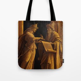 A Sibyl and a Prophet, 1495 by Andrea Mantegna Tote Bag