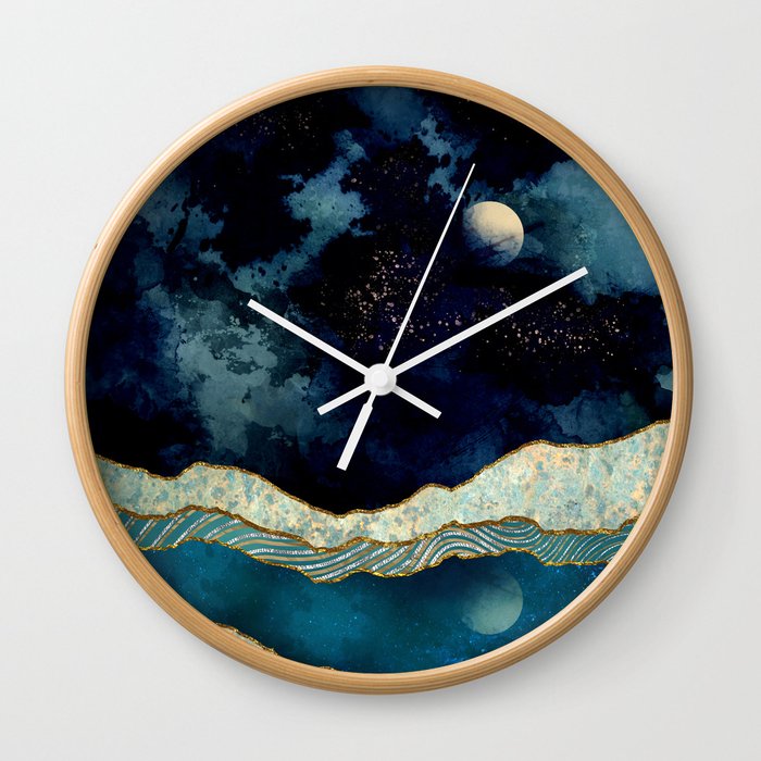 Indigo Sky Wall Clock
