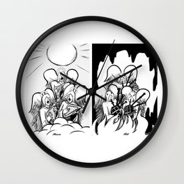 Heaven and Hell Wall Clock