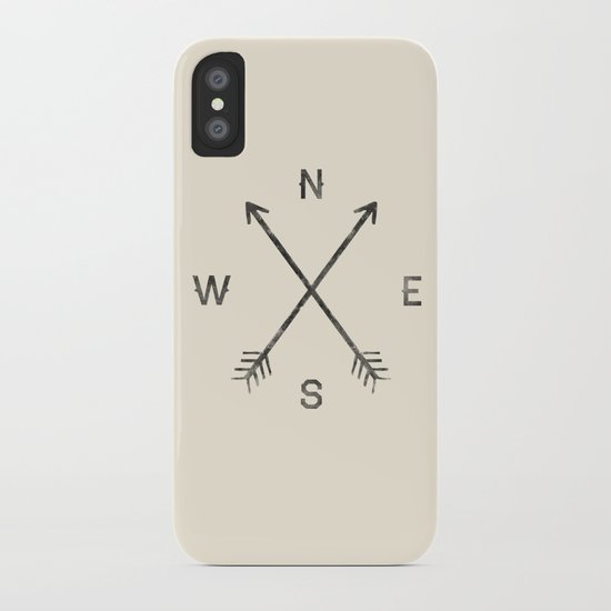 Compass (Natural) iPhone Case