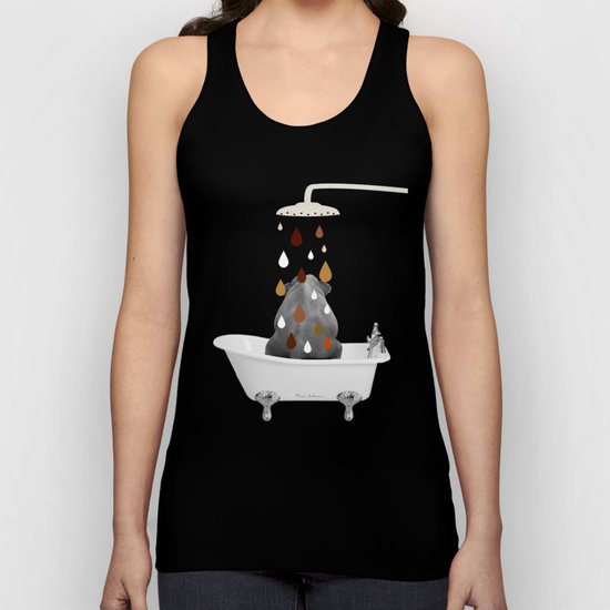 SHOWER CURTAIN Unisex Tank Top