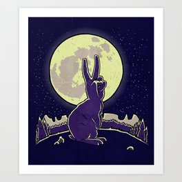 The Rabbit Art Print