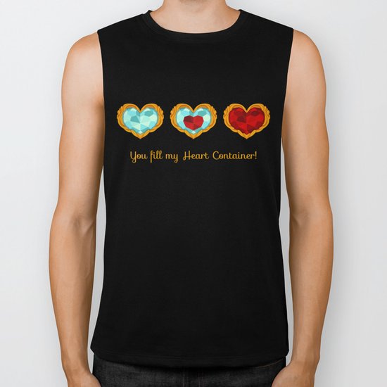 HEART CONTAINER Biker Tank