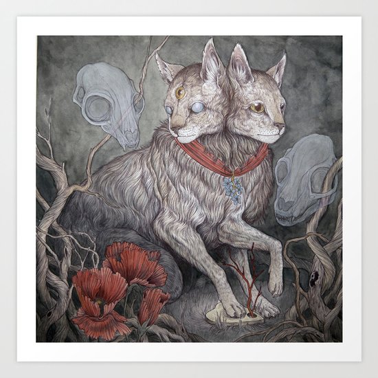 Forget Me Not Art Print