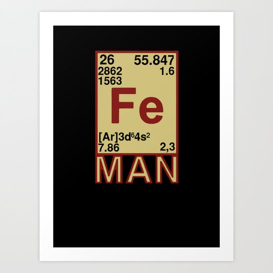 Iron Man Art Print