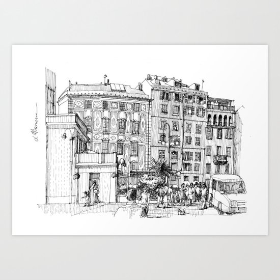 Facciate dipinte Art Print