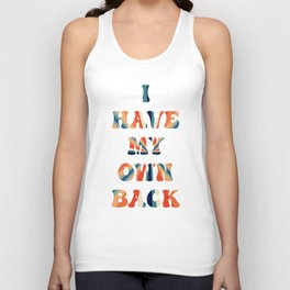 I have my own back Unisex Tank Top