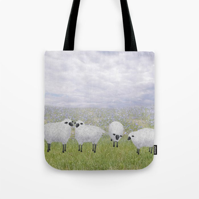 sheep and chicory Tote Bag