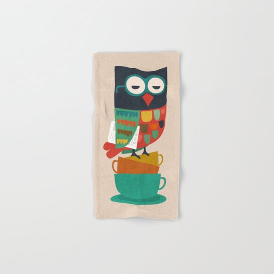 Morning Owl Hand & Bath Towel