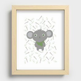 Koala mind Recessed Framed Print