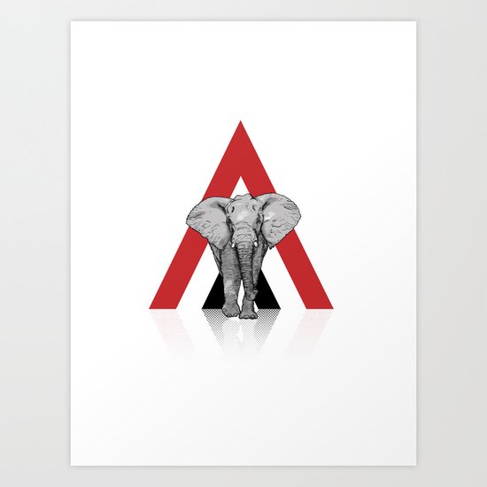 Because I Can't Forget - WHITE Art Print