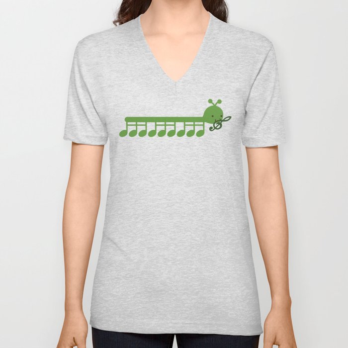 Caterpillar Song V Neck T Shirt