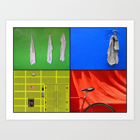 Just the Colours Please Art Print