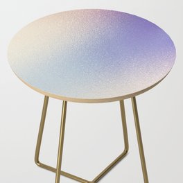 Iridescent Vanilla Violet Side Table