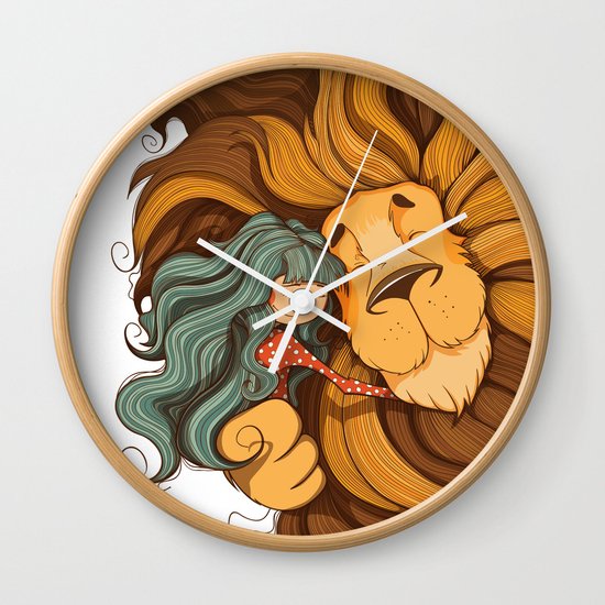 Lion Wall Clock