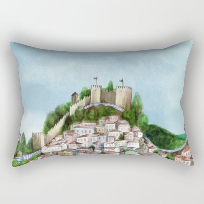 Lisboa landscape Rectangular Pillow